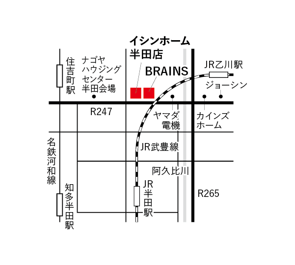 BRAINS地図